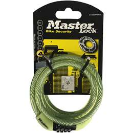 Master Lock Bike Security Combination Cable 1.2m each