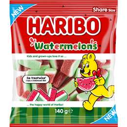 Haribo Watermelons Lollies Share Size 140g