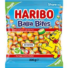 Haribo Balla Bites Lollies Share Size 200g