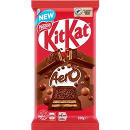 KitKat Aero Milk Chocolate Block 155g