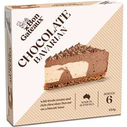 Bon Gateaux Chocolate Bavarian Frozen Dessert 450g