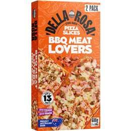 Della Rosa BBQ Meat Lovers Pizza Slices 2 pack