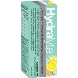 Hydralyte Effervescent Electrolyte Tablets Zesty Spritz 10 pack