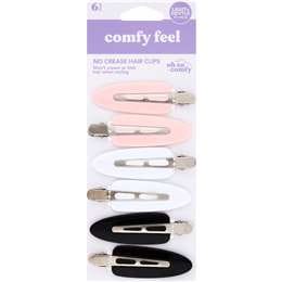 Oh So Comfy No Crease Hair Clips 6 pack