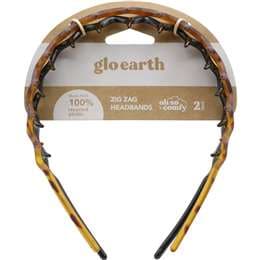 Oh So Comfy Glo Earth Zig Zag Headbands 2 pack