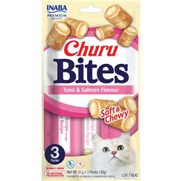 Churu Bites Cat Treats Tuna & Salmon 10g x 3 pack
