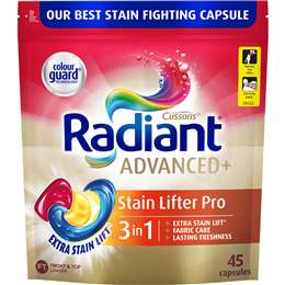 Radiant Advanced Stain Lifter Capsules 45 pack