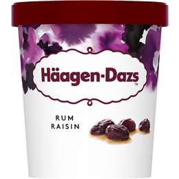 Haagen-Dazs Ice cream Rum & Raisin 457mL