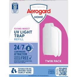 Aerogard Home UV Flying Insect Light Trap Refill 2 pack