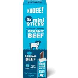 Kooee Mini Sticks Organic Beef Original 12g x 5 pack