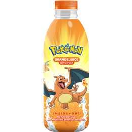 Inside Out Pokemon Orange Juice With Pulp 1L
