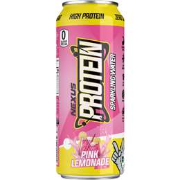 Nexus Super Protein Sparkling Water Pink Lemonade 355mL