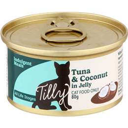 Tilly Wet Cat Food Can Tuna & Coconut In Jelly 80g