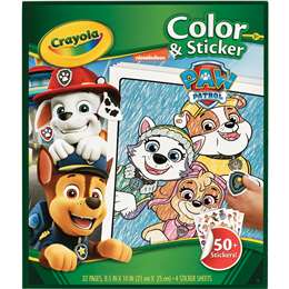 Crayola Color & Sticker Paw Patrol each