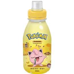 Inside Out Pokemon Milk Pop Top Banana 250mL