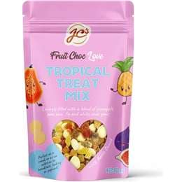 JC's Fruit Choc Tropical Treat Mix 120g