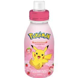 Inside Out Pokemon Milk Pop Top Strawberry 250mL