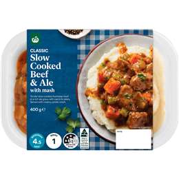 Woolworths Slow Cooked Beef & Ale 400g