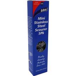 Edco Mini Stainless Steel Scourers 5 pack