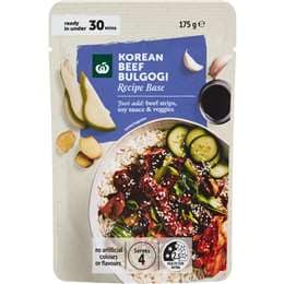 Woolworths Recipe Base Korean Bulgogi Beef 175g
