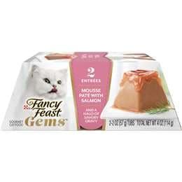Fancy Feast Gems Mousse Salmon Wet Cat Food 57g x 2 pack