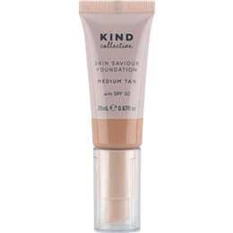 KIND Collective Skin Saviour Foundation With SPF 50 Medium Tan 20mL