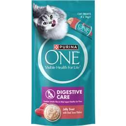 Purina One Digestive Care Cat Treats Jelly With Tuna Chunks 14g x 4 pack