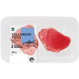 Woolworths Yellowfin Tuna Fillets 200g
