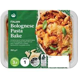 Woolworths Bolognese Pasta Bake 350g