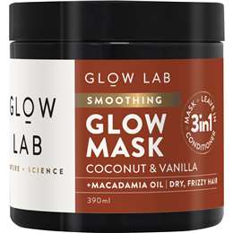 Glow Lab Smoothing Hair Mask Coconut & Vanilla 390mL