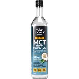 Think Coconut 100% Pure MCT Liquid Coconut Oil 500mL