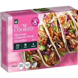 Woolworths Slow Cooked Mexican Style Pork Shoulder 750g