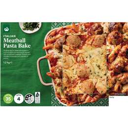 Woolworths Meatball Pasta Bake 1.2kg