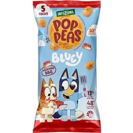 Infuzions Bluey Backyard BBQ Poppeas 10g x 5 pack