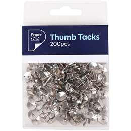 Paperclick Thumb Tacks 200 pack