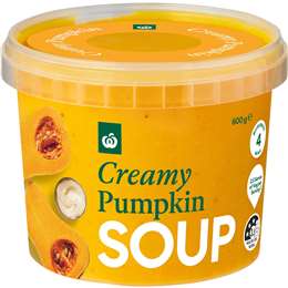 Woolworths Creamy Pumpkin Soup 600g