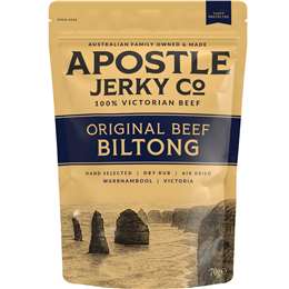 Apostle Jerky Co Beef Biltong Original 70g