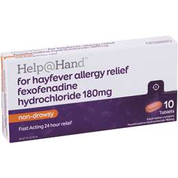 Help@Hand Hayfever Allergy Relief Tablets 10 pack