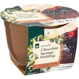 Woolworths Chocolate Sponge Pudding 500g