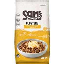 Sam's Pantry Clusters Honey Almond Crumble 700g