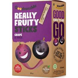 Goodness Me Really Fruity Sticks Grape 8 pack