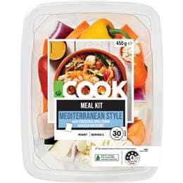 Woolworths COOK Mediterranean Style Meal Kit 450g
