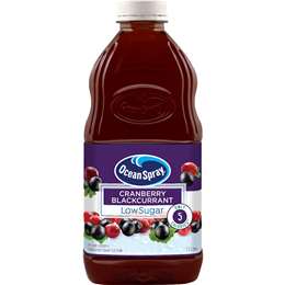 Ocean Spray Cranberry Blackcurrant Low Sugar Juice 1.5L