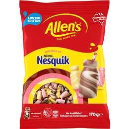 Allen's Nesquik Milkshakes Lollies 170g