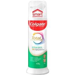 Colgate Toothpaste Total Active Fresh Pump 100g