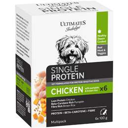 Ultimates Indulge Wet Dog Food Single Protein Chicken 100g x 6 pack