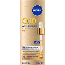 Nivea Q10 Anti Wrinkle Collagen Pro 3 In 1 Repairing Serum 30mL