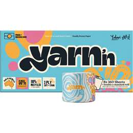 Yarn'n Deadly Dunny Paper 3 Ply Double Length 8 pack