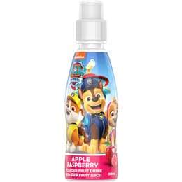 Fruity Burst Paw Patrol Apple Raspberry Fruit Drink Poppers Bottle 250mL