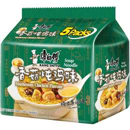 Kang Shi Fu Soup Noodles Mushroom Chicken 5 pack